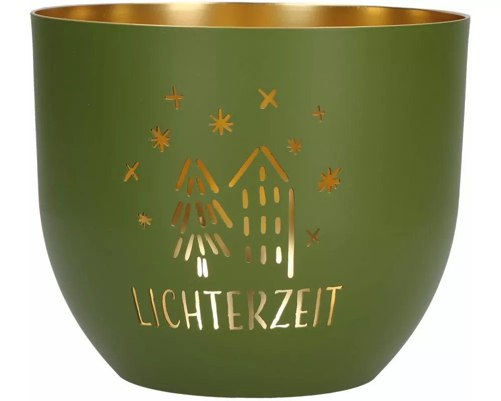 Lichterzeit. Windlicht aus Metall