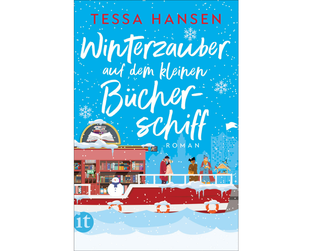 Winterzauber auf dem kleinen Bücherschiff