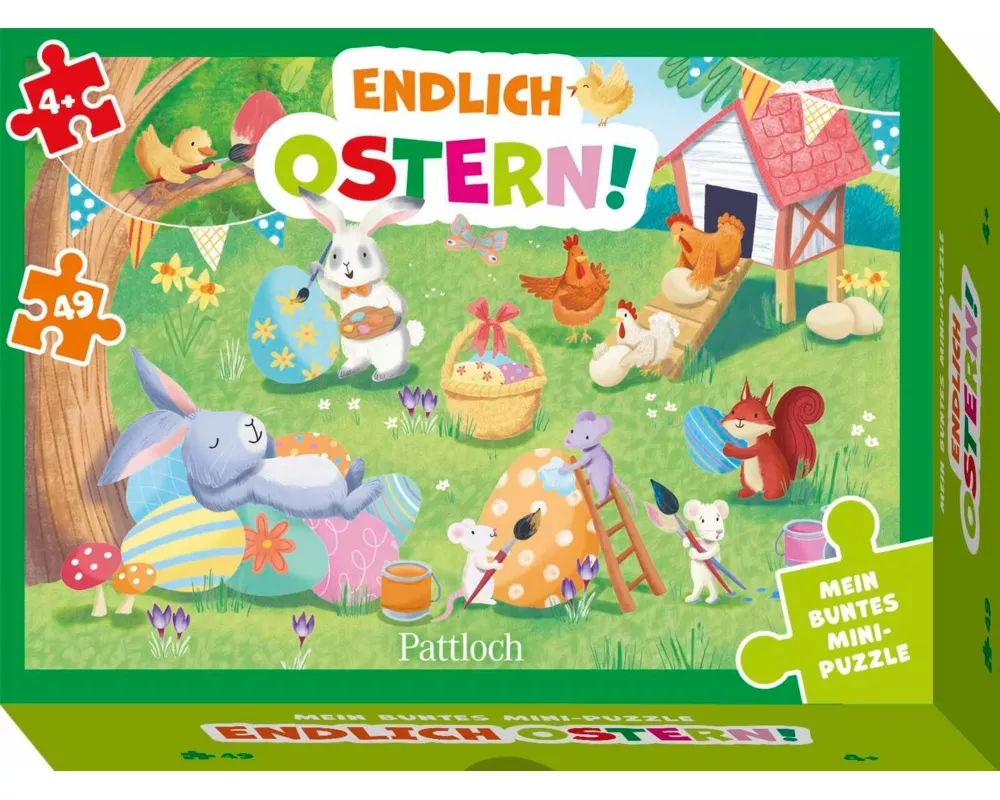 Mein buntes Mini-Puzzle – Endlich Ostern!