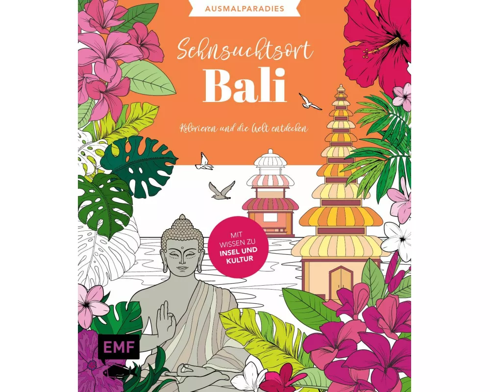 Ausmalparadies – Sehnsuchtsort Bali