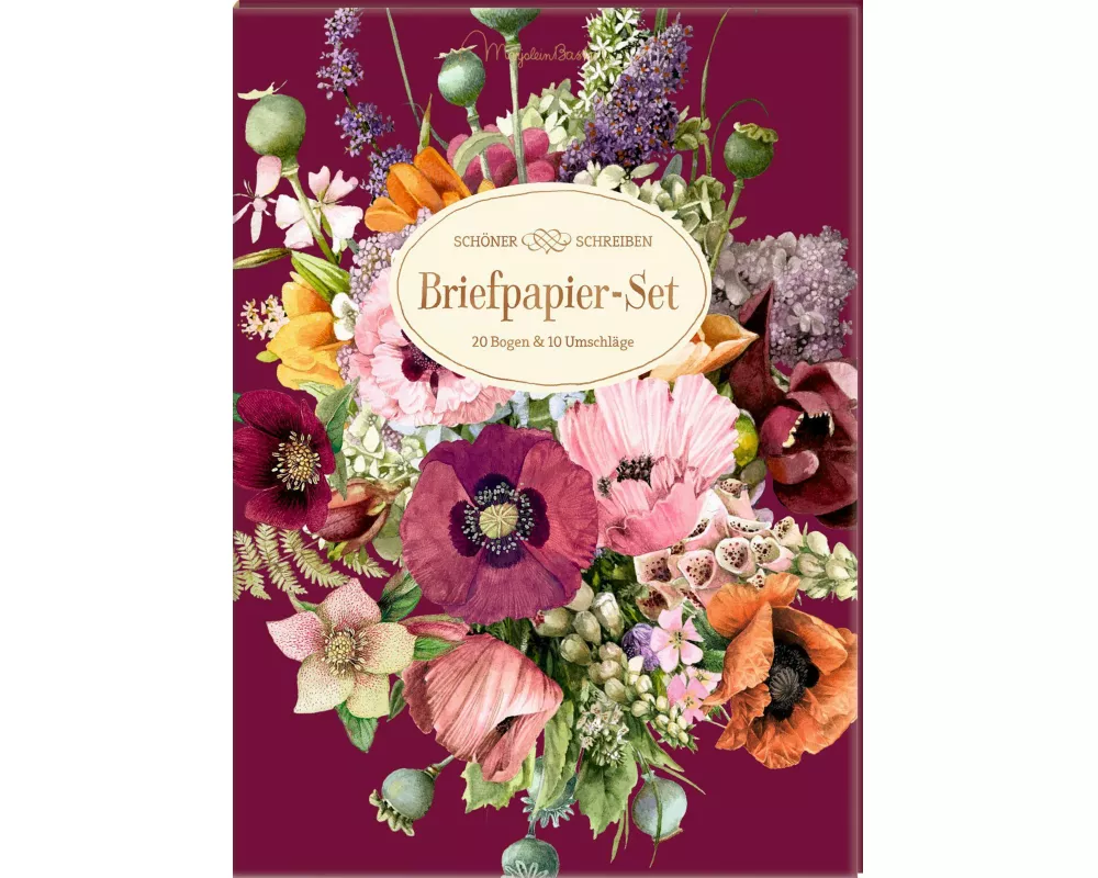 Briefpapier-Set – Blütenzauber