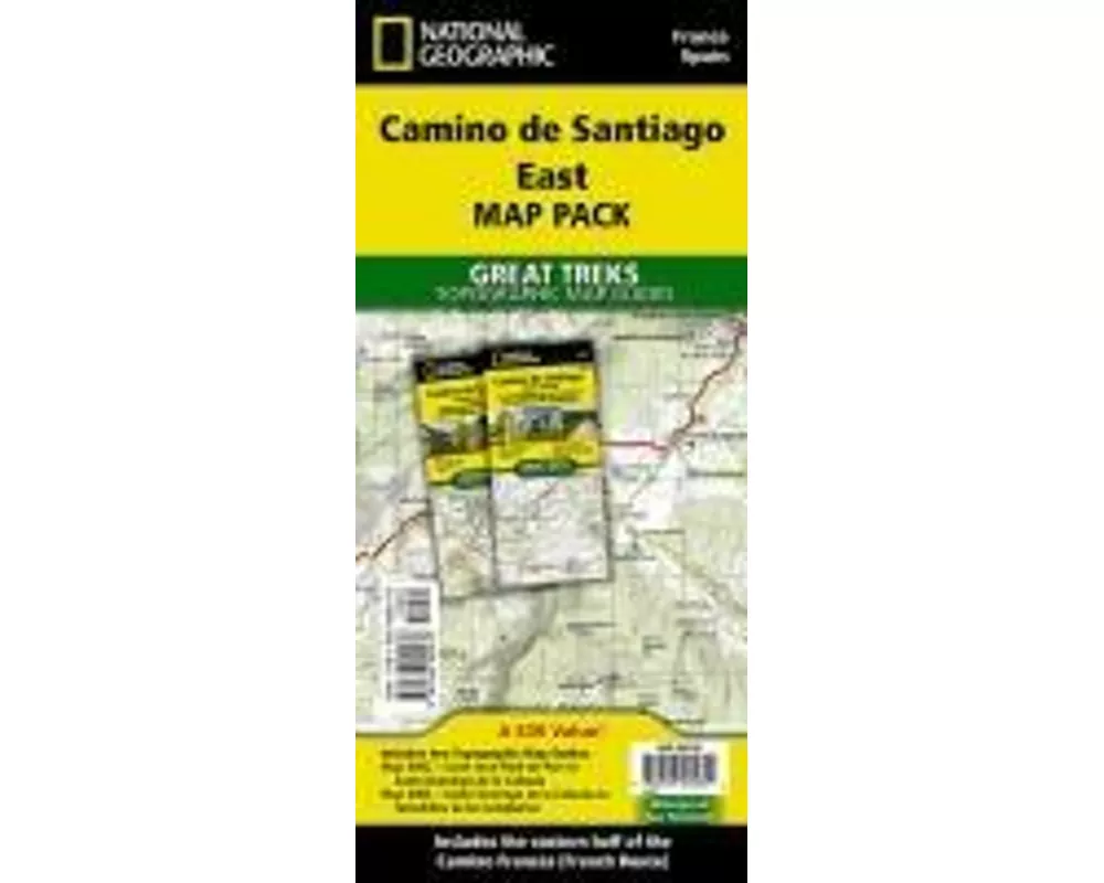 Camino de Santiago East Map Map Pack Bundle