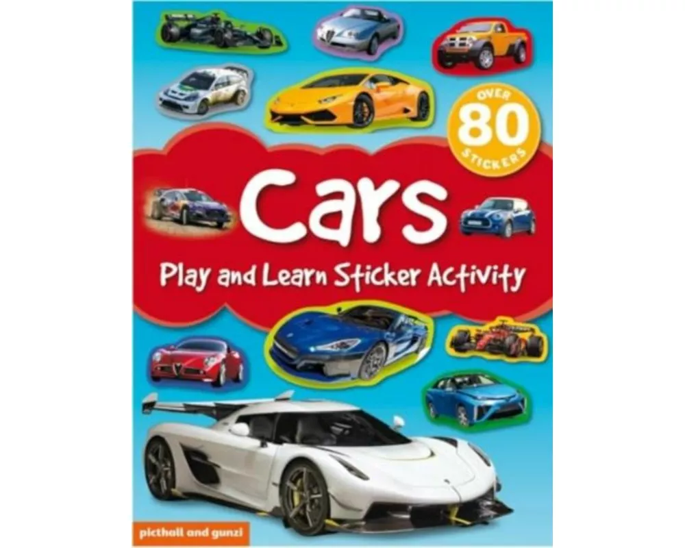 Play and Learn Sticker Activity: Cars