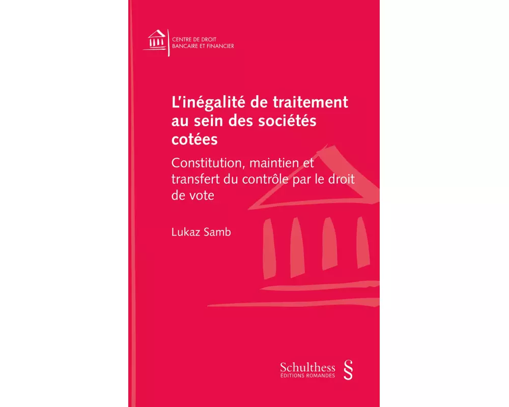 L’inégalité de traitement au sein des sociétés cotées
