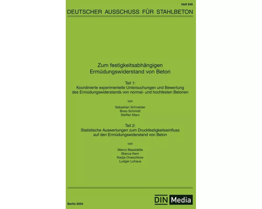 Zum festigkeitsabhängigen Ermüdungswiderstand von Beton