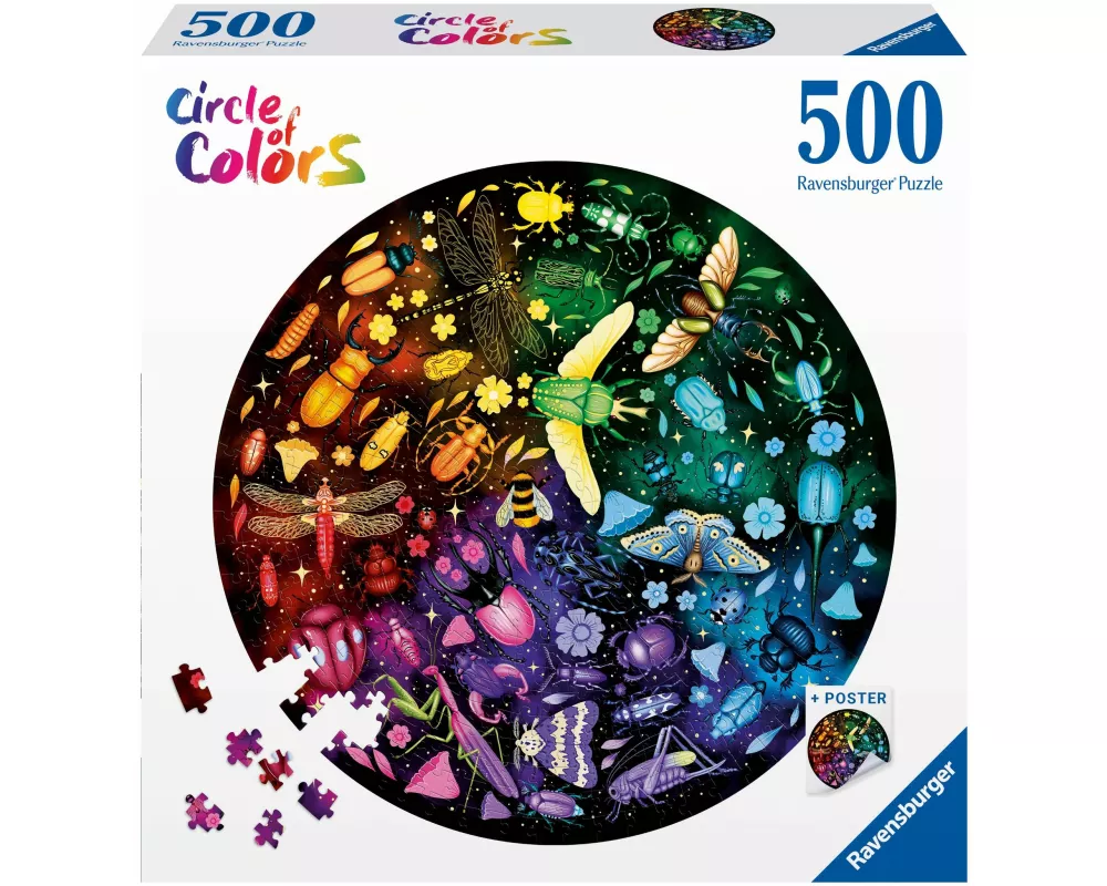 Erwachsenenpuzzle 500 Teile - Insekten