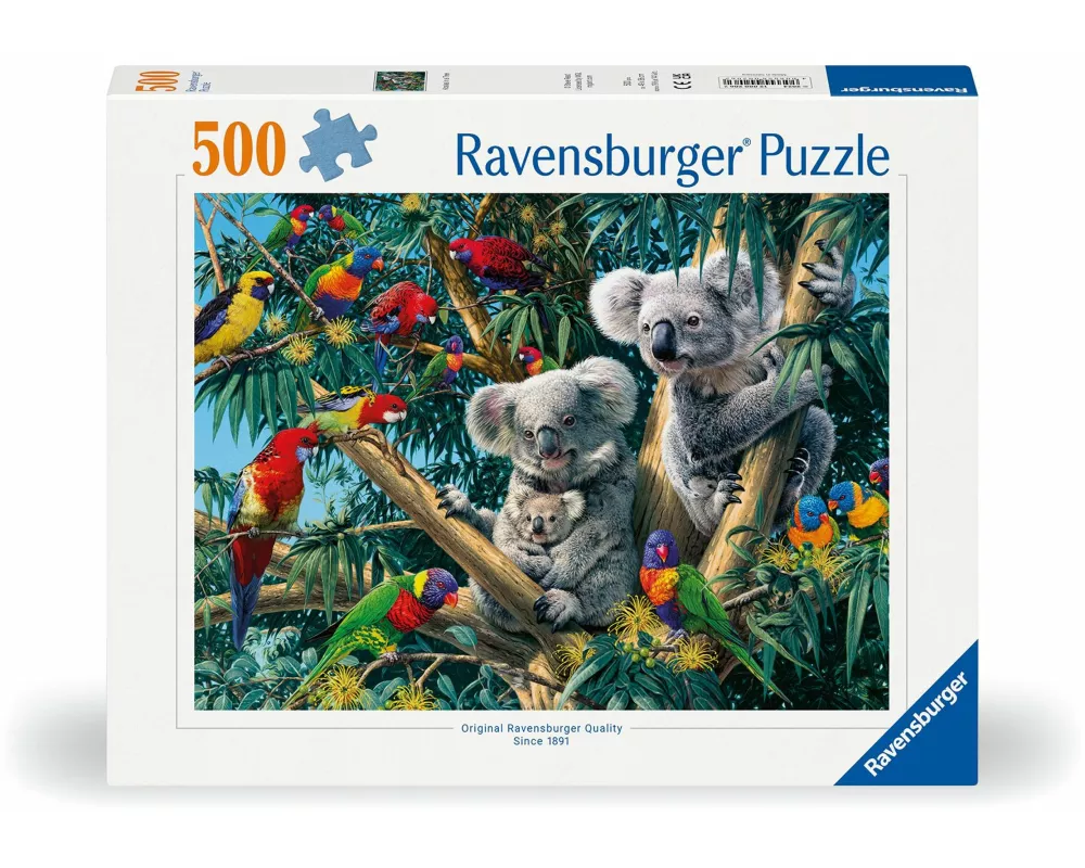 Erwachsenenpuzzle 500 Teile - Koalas im Baum