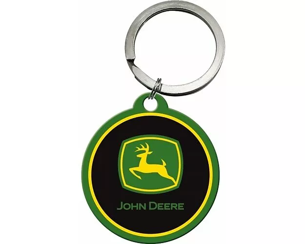 Schlüsselanhänger rund. John Deere / Logo