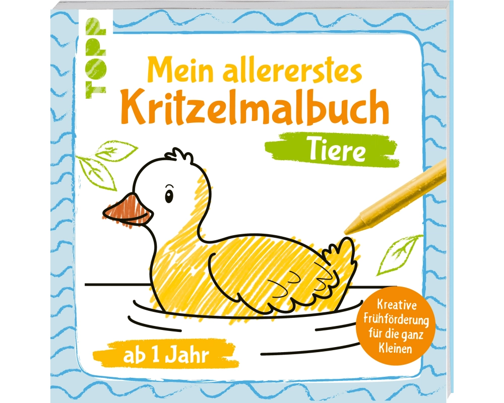 Mein allererstes Kritzelmalbuch Tiere