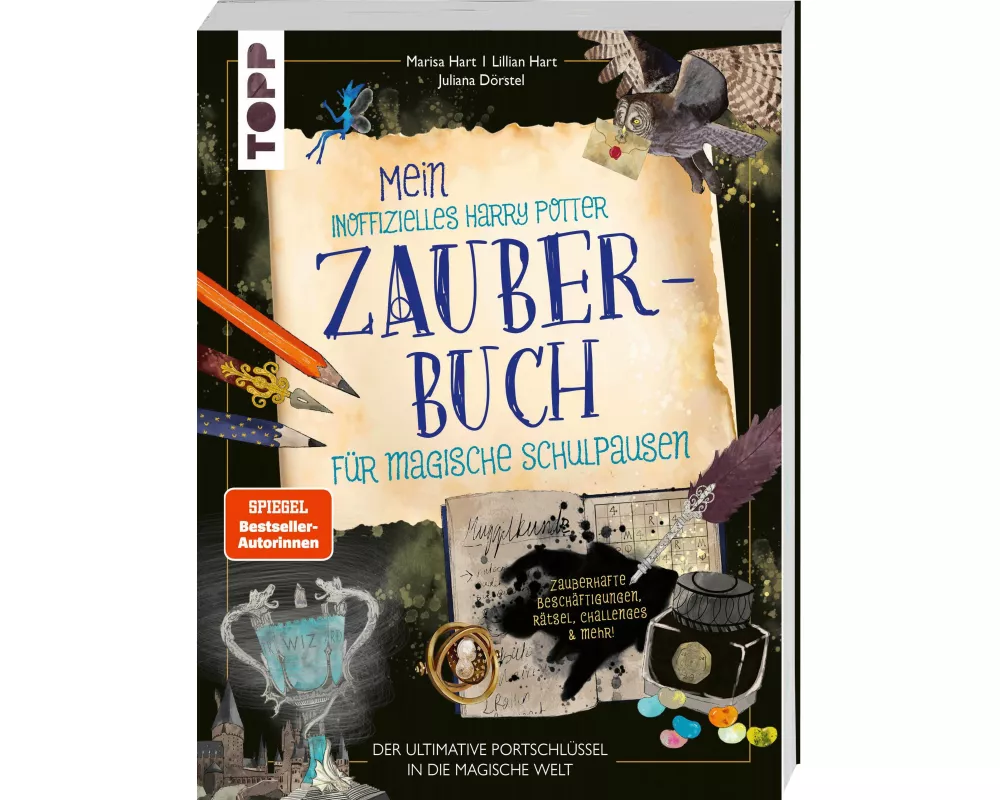 Mein inoffizielles Harry-Potter-Zauberbuch für magische Schulpausen. Zauberhafte Beschäftigungen, Rätsel, Challenges und mehr