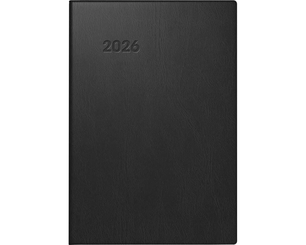 BRUNNEN 1072311906 | Taschenkalender Mod. 723 2026 | A7, Kunststoff, schwarz