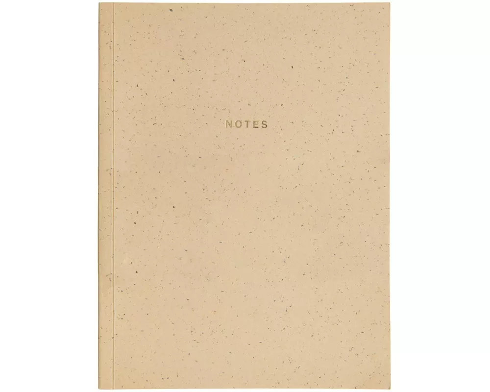 Notizbuch L, Cappuccino 80 Blatt, 100 g/m²