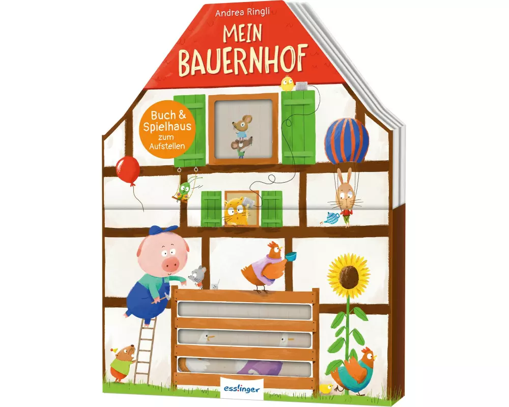 Buch & Spielhaus zum Aufstellen: Mein Bauernhof