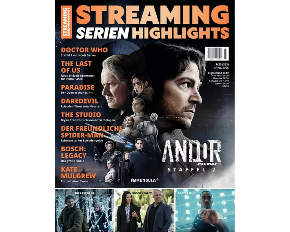 STREAMING SERIEN HIGHLIGHTS. Ausgabe April 2025 (#323)