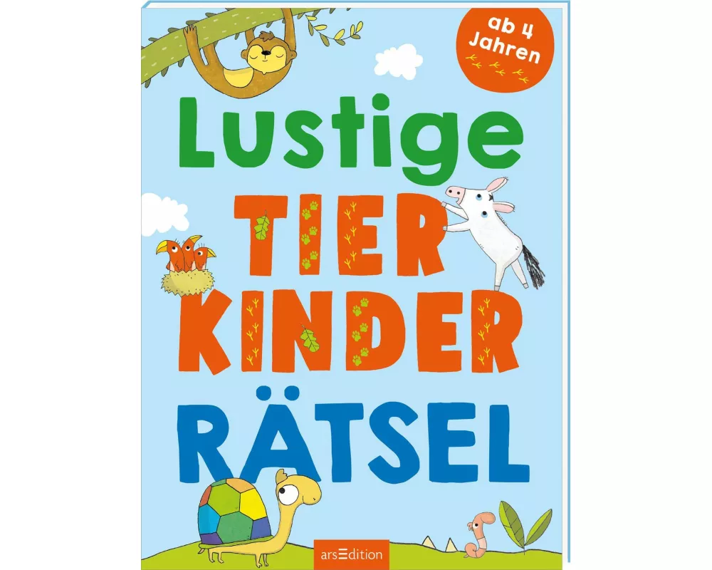 Lustige Tierkinder-Rätsel