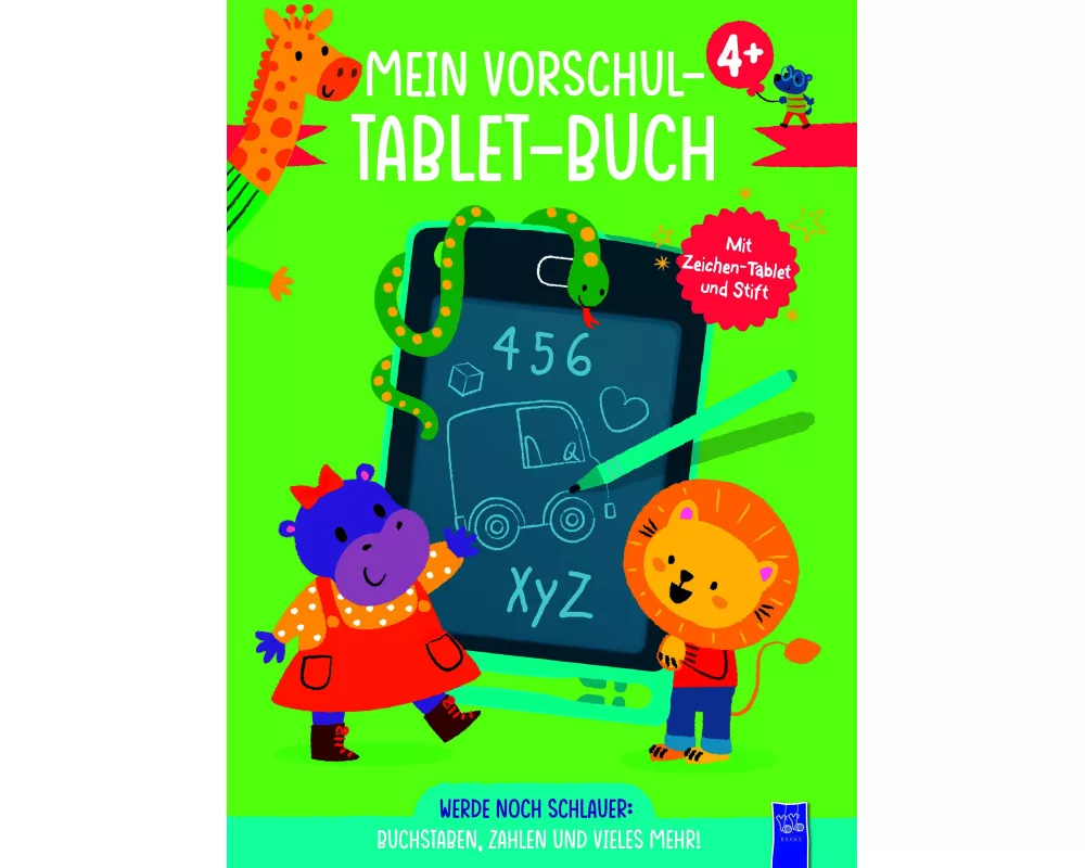 Mein Vorschul-Tablet-Buch 4 + (grünes Cover)