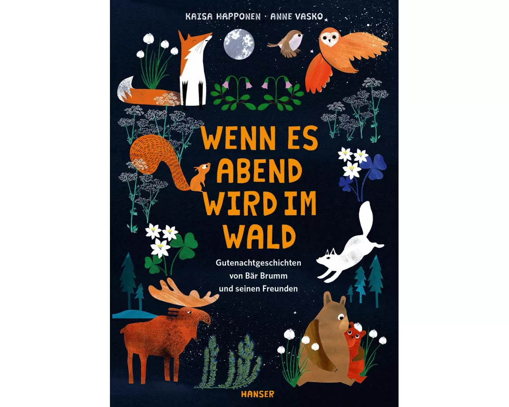 Wenn es Abend wird im Wald