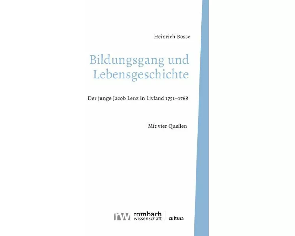 Bildungsgang und Lebensgeschichte