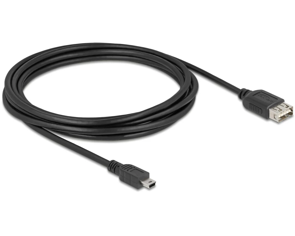 Delock USB 2.0-Kabel USB-A - Mini-USB B 3 m