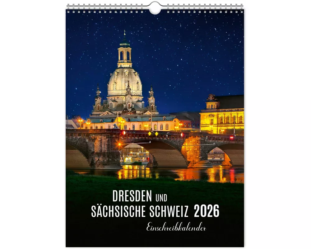 Einschreibkalender Dresden und Sächsische Schweiz 2026