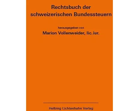 Rechtsbuch der schweizerischen Bundessteuern EL 186