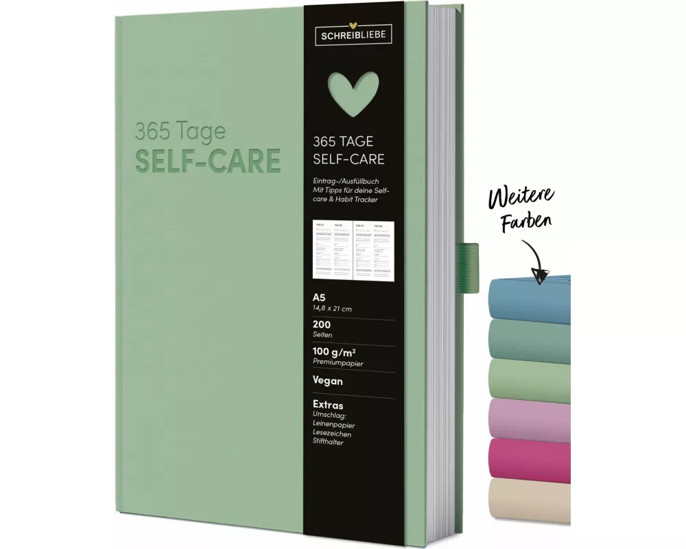 Self-care Tagebuch Mint
