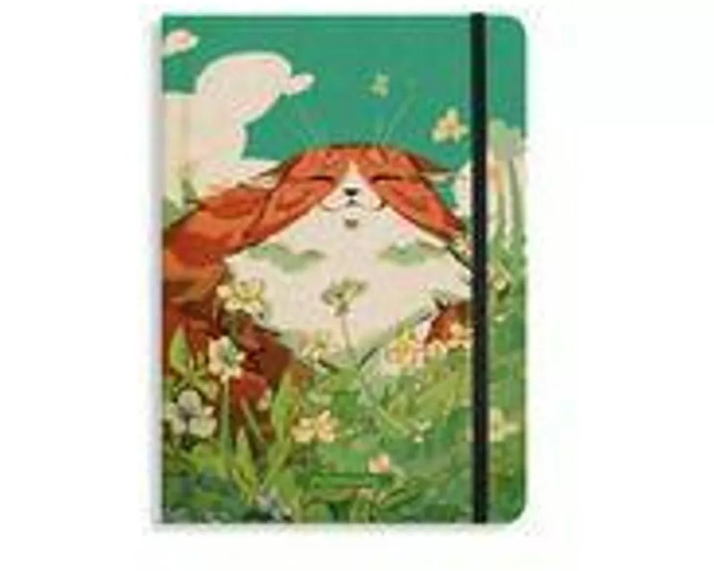 matabooks - Nachhaltiges A5 Notizbuch/Tagebuch/Bullet Journal/Schreibheft/Notebook aus Süßgraspapier - Nari Farbe: Sky Blue (punktiert)