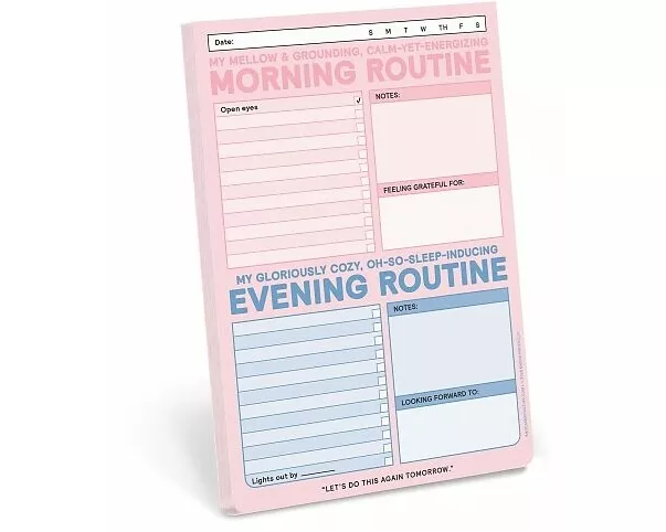 Knock Knock AM/PM Routine Classic Pad (Pastel Version)