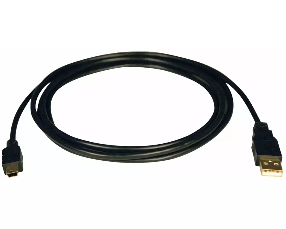 EATON TRIPPLITE USB 2.0, A to Mini-B Cable, A to 5Pin Mini-B, M/M, 6ft. 1.83m