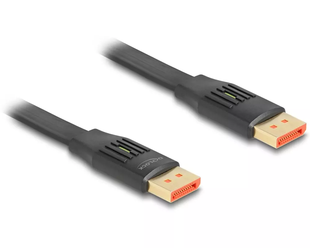 Delock Kabel 8K 60 Hz Flat DisplayPort - DisplayPort, 1 m