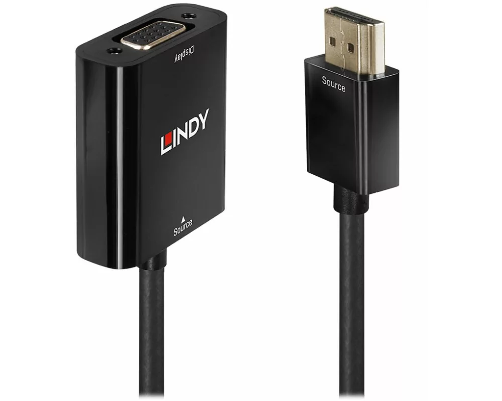 LINDY Video Converter HDMI-VGA, Resolutions up to 1080p and 1920x1200