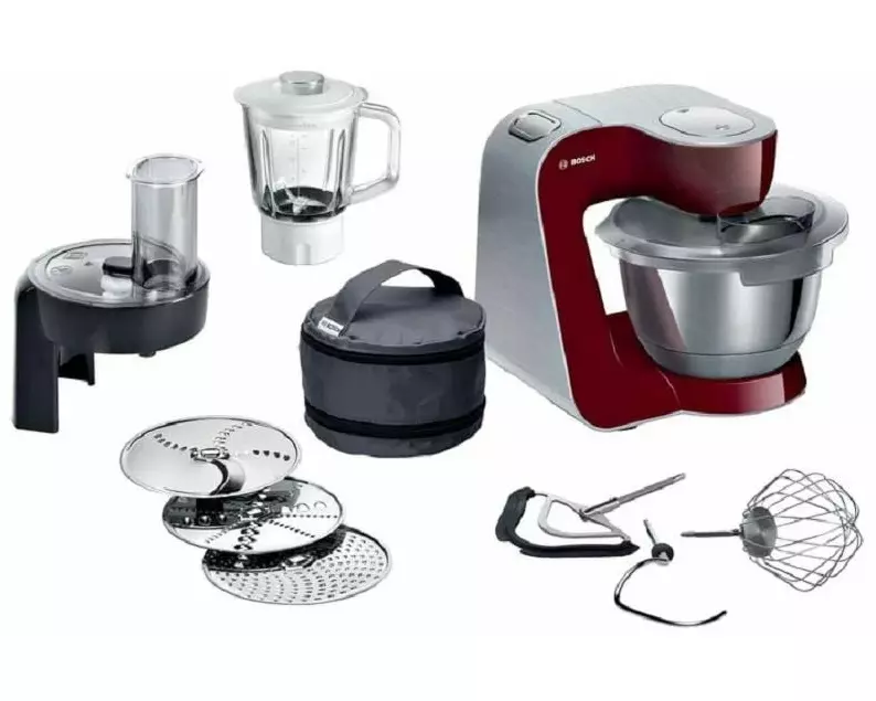 Bosch Küchenmaschine MUM58CR60 Rot/Silber