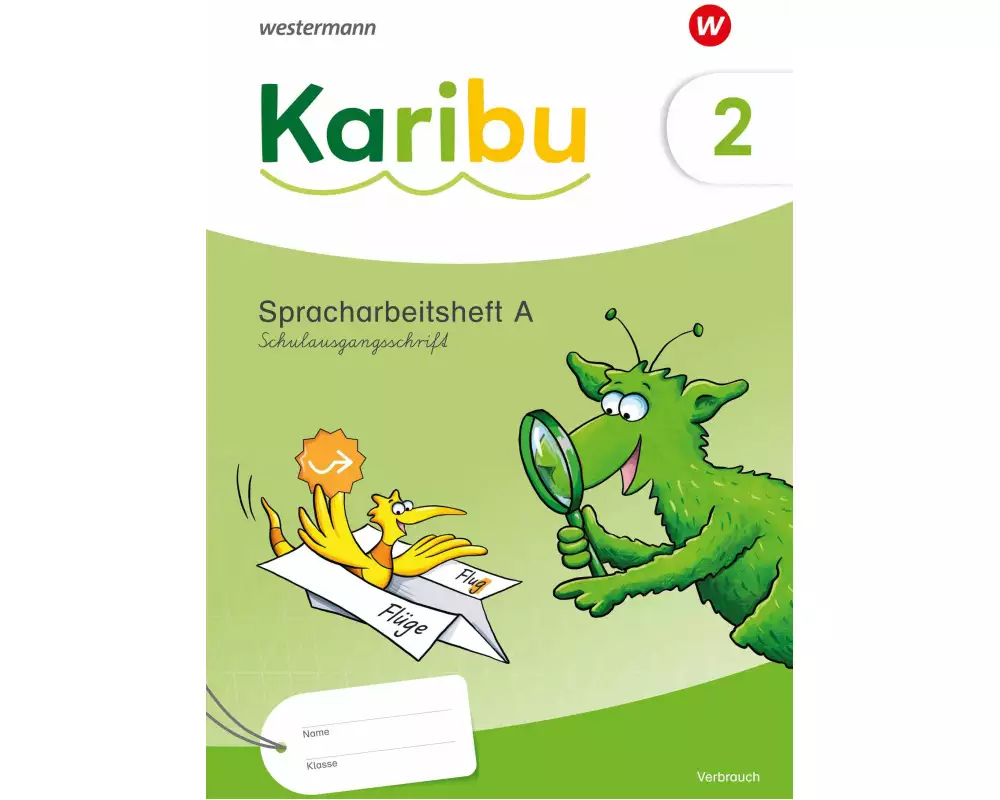 Karibu. Spracharbeitshefte 2 Schulausgangsschrift mit Diagnoseheft