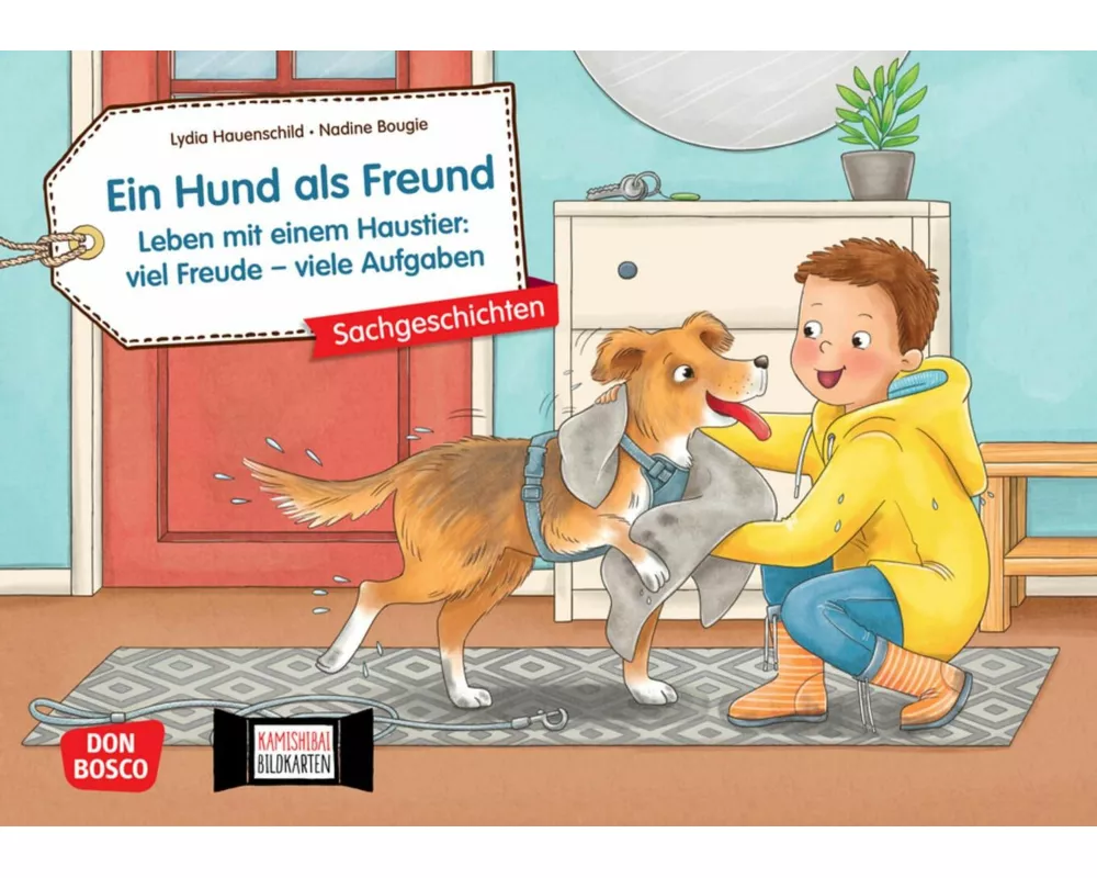 Ein Hund als Freund. Leben mit einem Haustier: viel Freude - viele Aufgaben. Kamishibai Bildkartenset