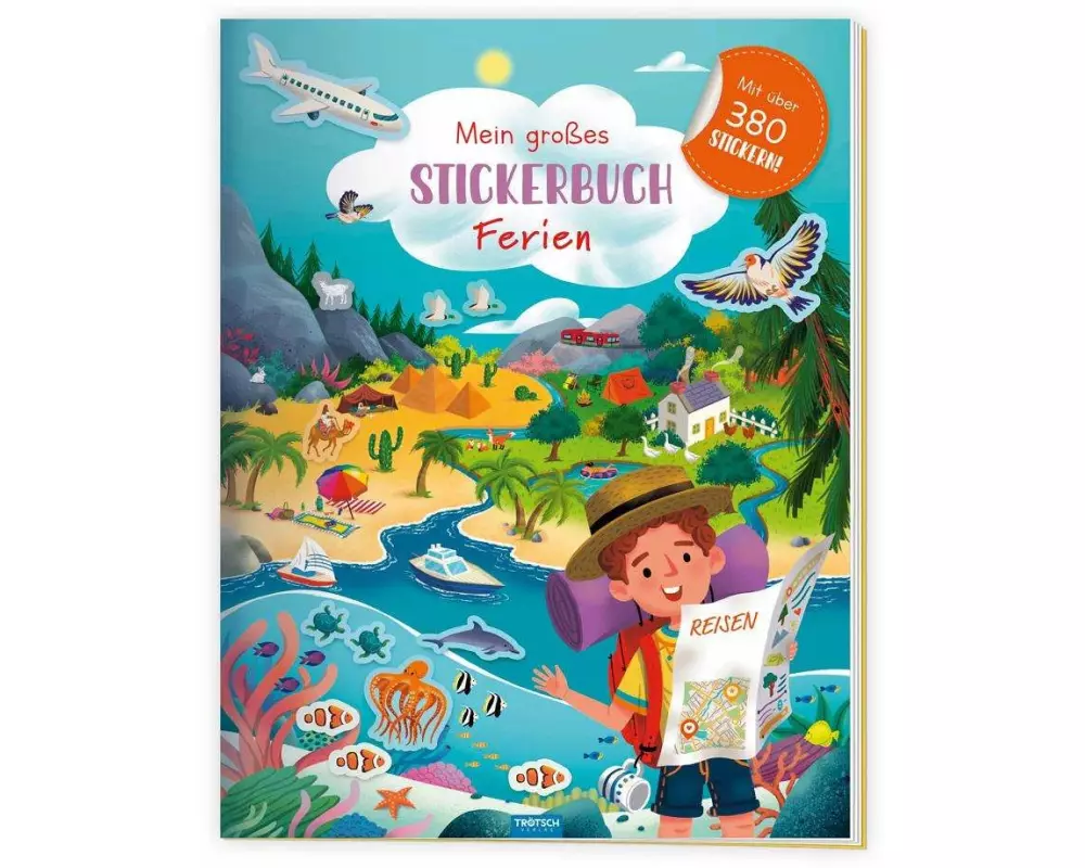 Trötsch Stickerbuch Mein großes Stickerbuch Ferien