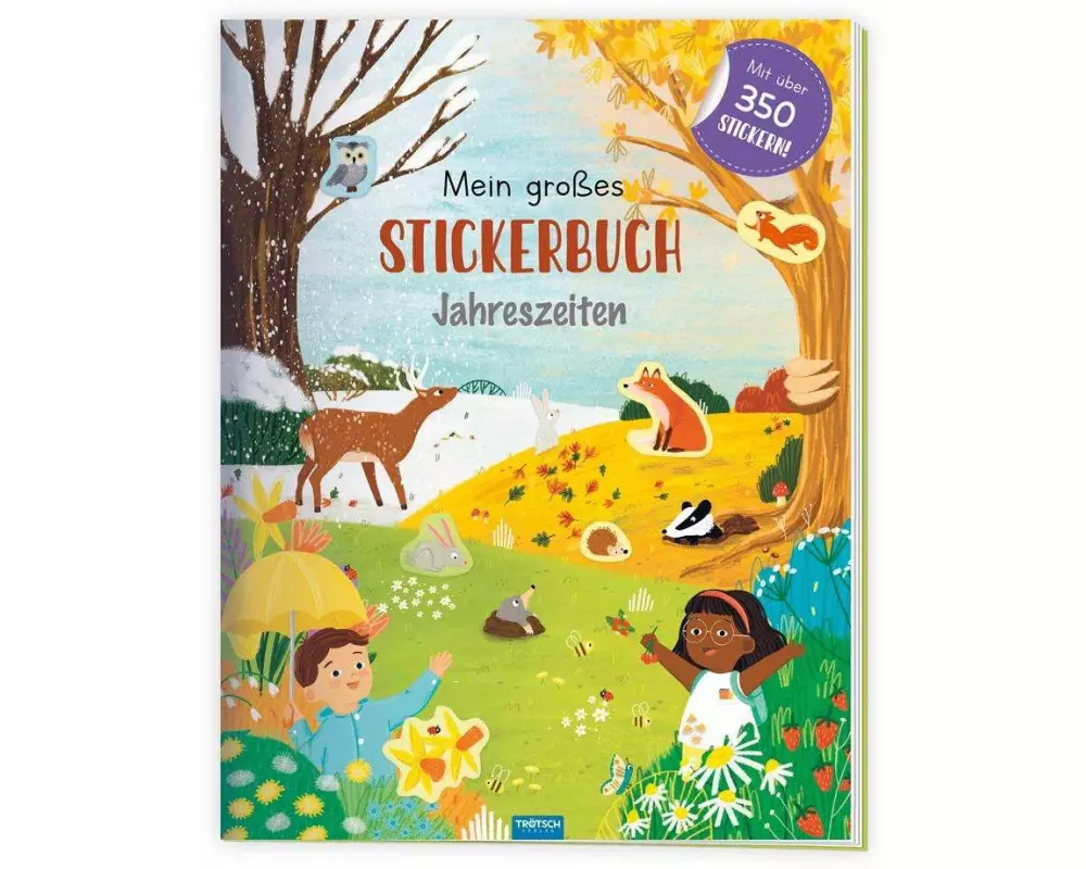 Trötsch Stickerbuch Mein großes Stickerbuch Jahreszeiten
