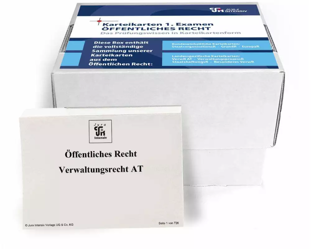 Karteikarten 1. Examen Öffentliches Recht - Niedersachsen