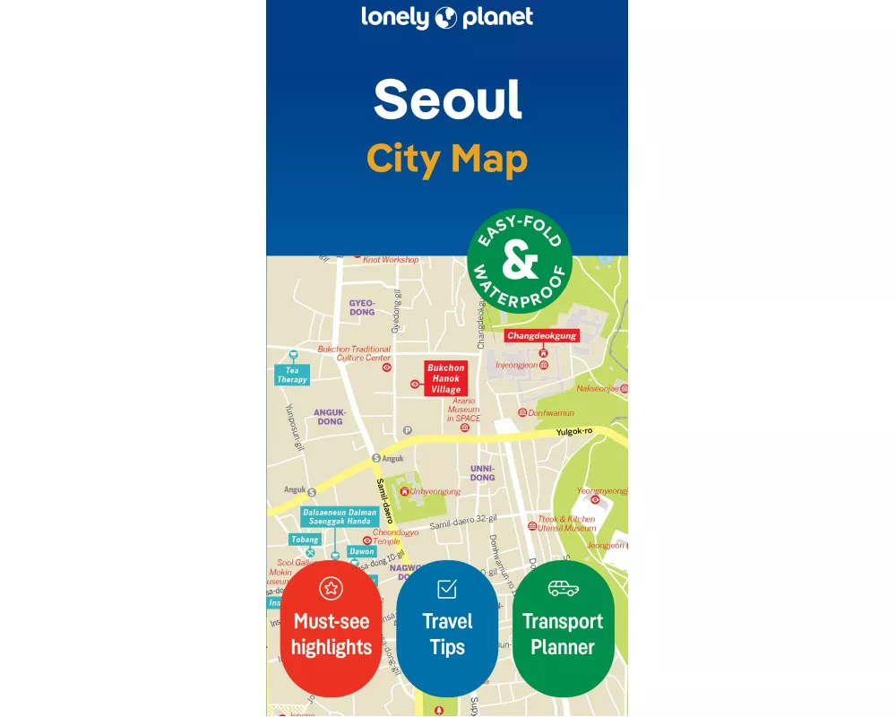 Lonely Planet Seoul City Map