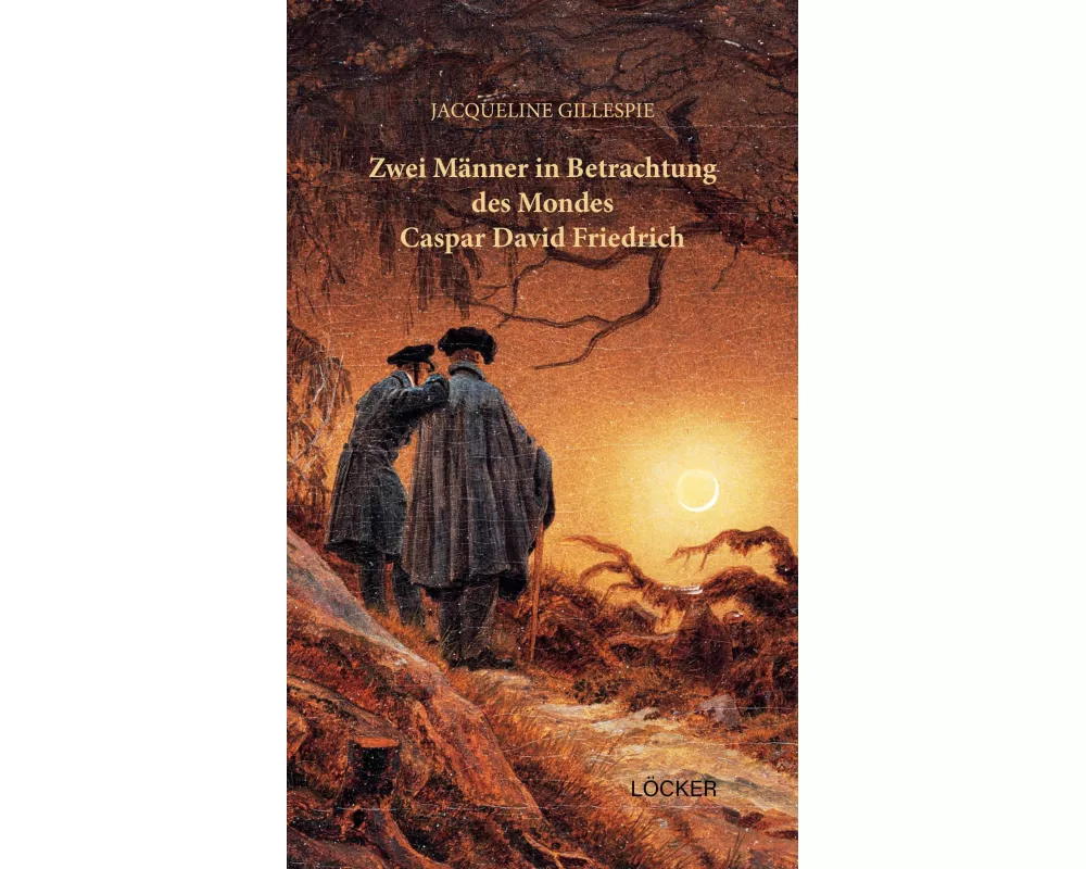 Zwei Männer in Betrachtung des Mondes