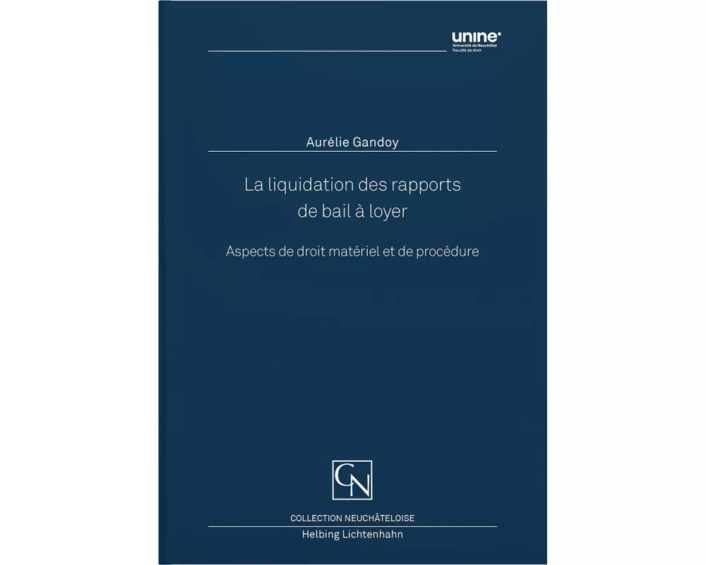 La liquidation des rapports de bail à loyer