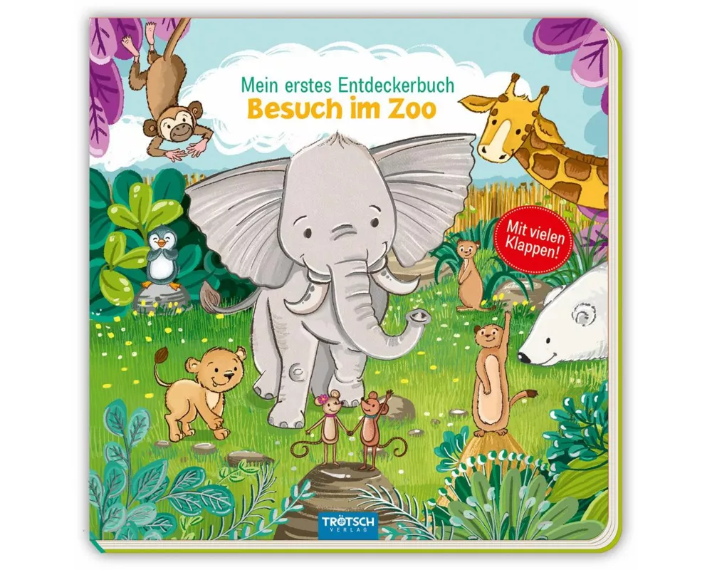 Trötsch Pappenbuch mit Klappen Mein erstes Entdeckerbuch Besuch im Zoo
