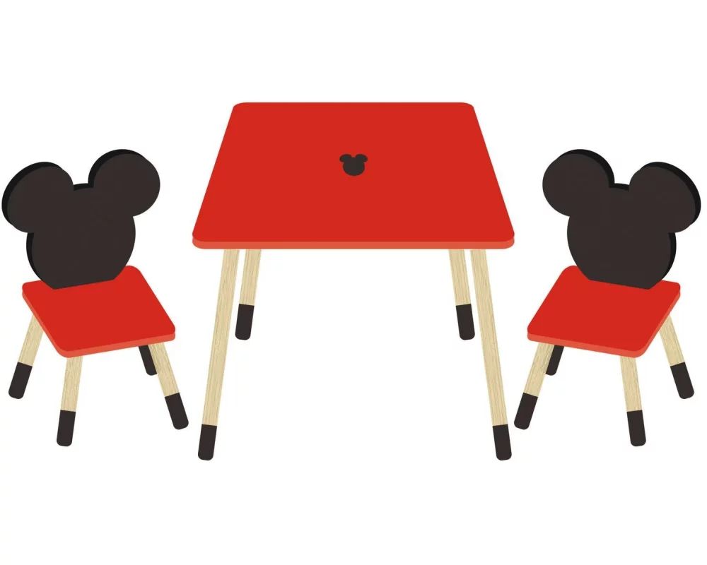 Arditex Kindersitzgruppe Disney: Mickey Rot; Schwarz