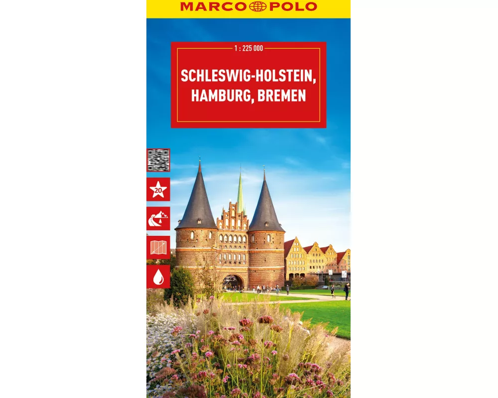 MARCO POLO Reisekarte Deutschland 01 Schleswig-Holstein 1:225.000