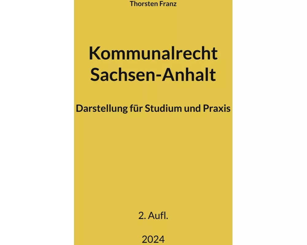 Kommunalrecht Sachsen-Anhalt