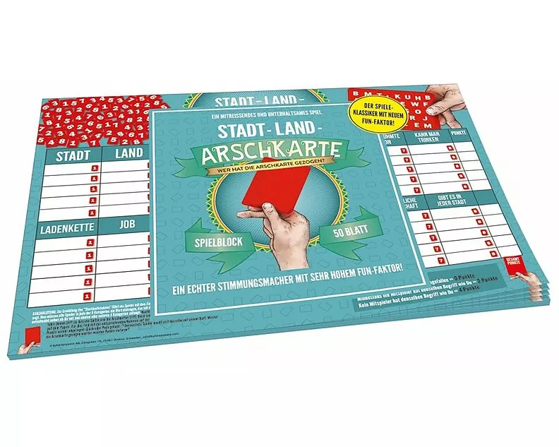 Stadt-Land-Arschkarte