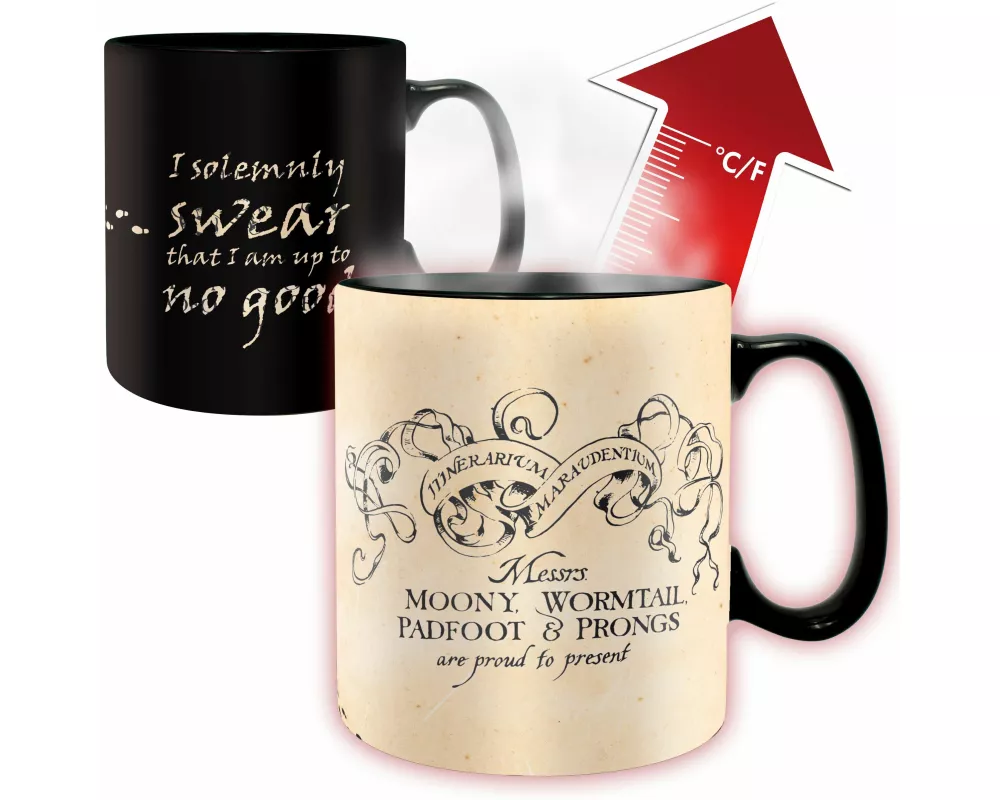 HARRY POTTER - Mug Heat Change - 460 ml - Marauder - cardboard
