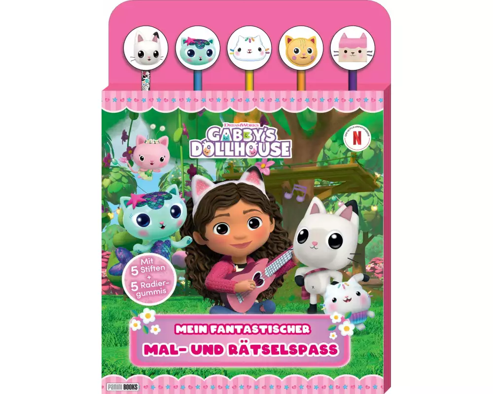 Gabby's Dollhouse: Mein fantastischer Mal- und Rätselspaß