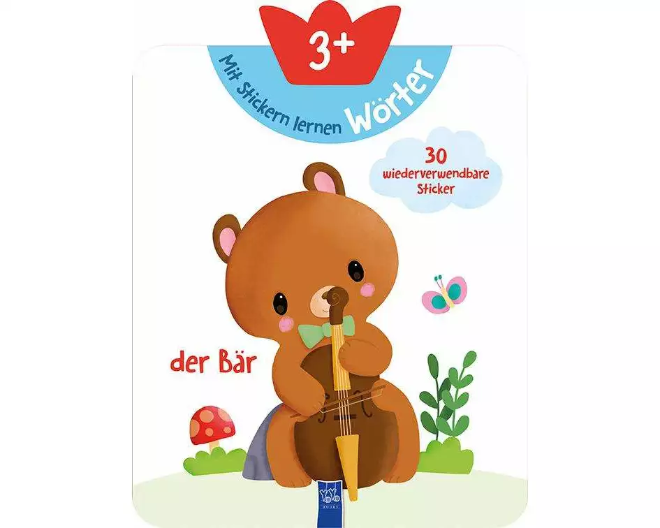 Mit Stickern lernen 3+ (Wörter)