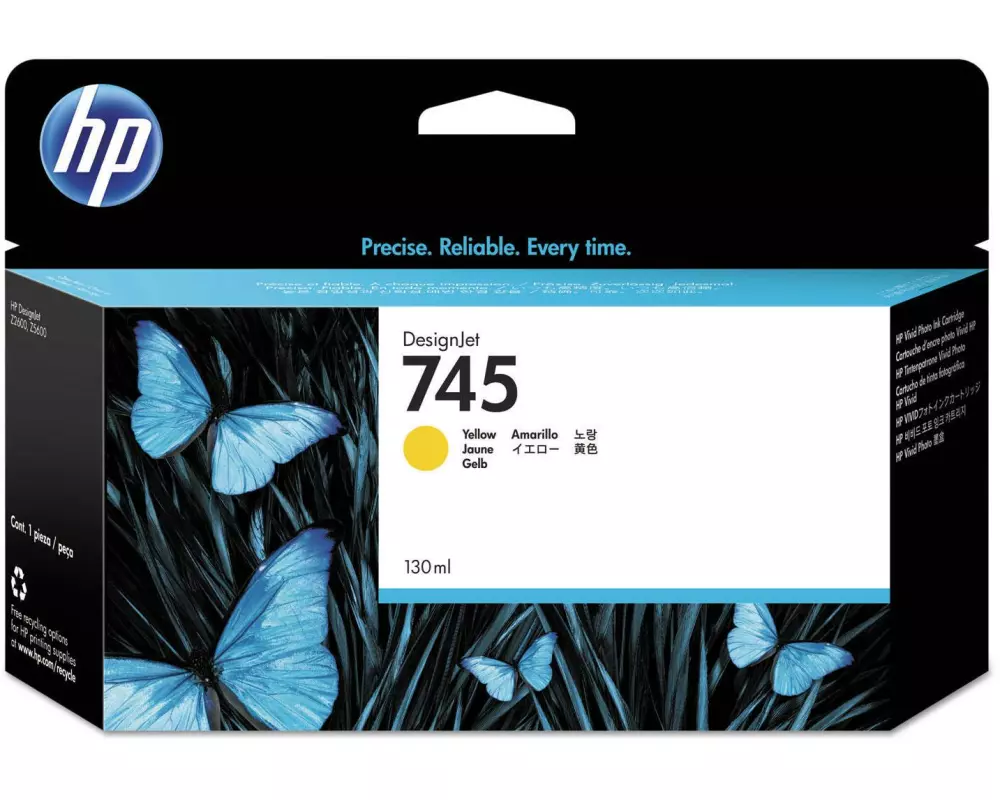 HP Tinte Nr. 745 (F9J96A) Yellow
