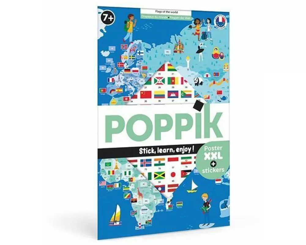 POPPIK - Lernposter & Sticker Flaggen der Welt